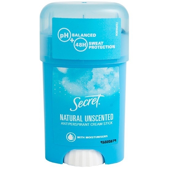 secret дезодорант кремовый natural unscented без отдушек антиперспирант 40 мл