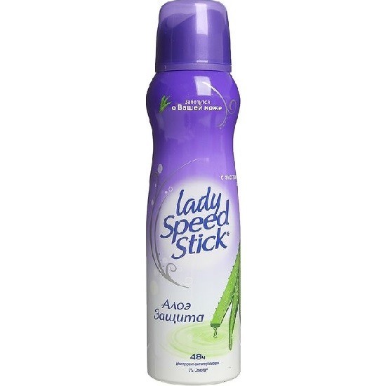 Lady Speed Stick дезодорант спрей Алоэ защита антиперспирант 150 мл