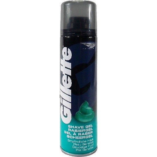 Gillette гель для бритья регулярный для чувствительной кожи, 200 мл