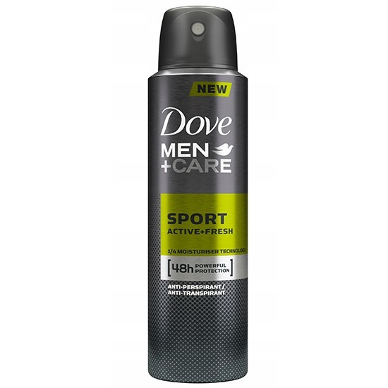 dove men+care дезодорант спрей sport active +fresh антиперспирант 150 мл