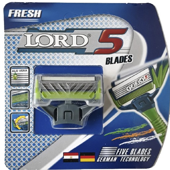 Lord сменная кассета Lord5 Fresh Blades 1 шт арт. 5190