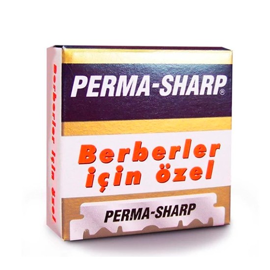Односторонние лезвия Perma-Sharp половинки для шаветт 100 шт