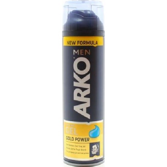 ARKO Men гель для бритья Gold Power для жесткой щетины 200 мл