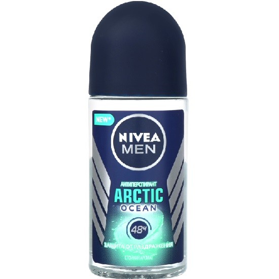 Nivea Men дезодорант шариковый Arctic Ocean антиперспирант 50 мл (80036)