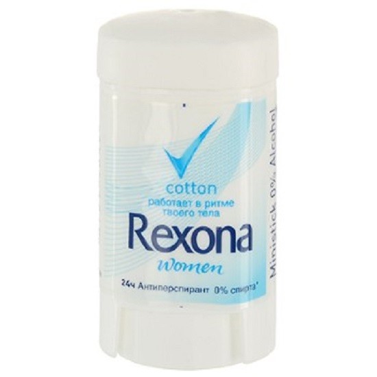 Rexona дезодорант стик Лёгкость хлопка антиперспирант 10 мл