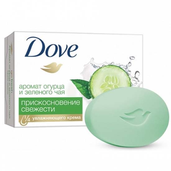 dove бессульфатное крем мыло с ароматом огурца и зеленого чая