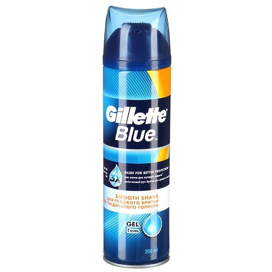 Gillette гель для бритья Blue Smooth shave для гладкого бритья 250 мл