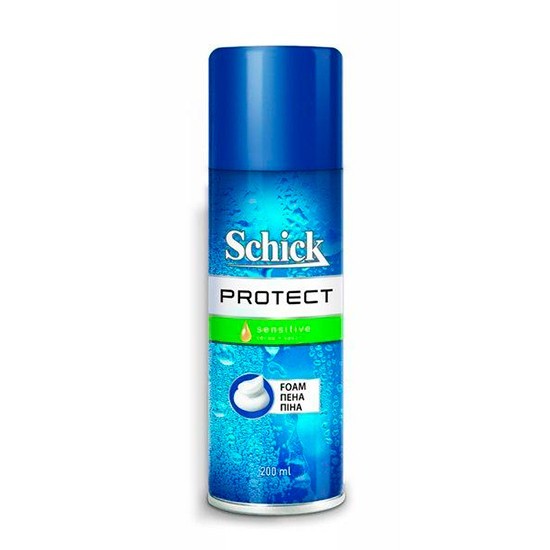 Schick Protect пена для бритья Sensitive, 200 мл