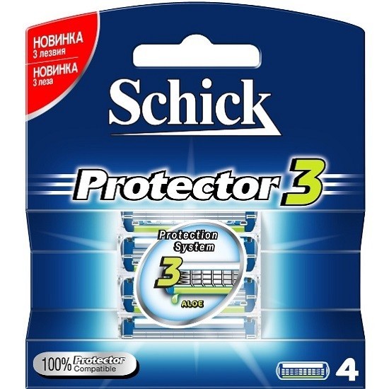 Wilkinson Sword (Schick) сменные кассеты Protector3