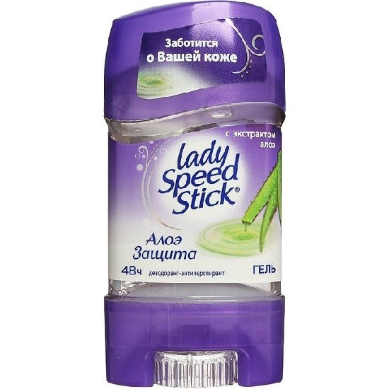 Lady Speed Stick дезодорант гелевый Алоэ защита антиперспирант 65 г