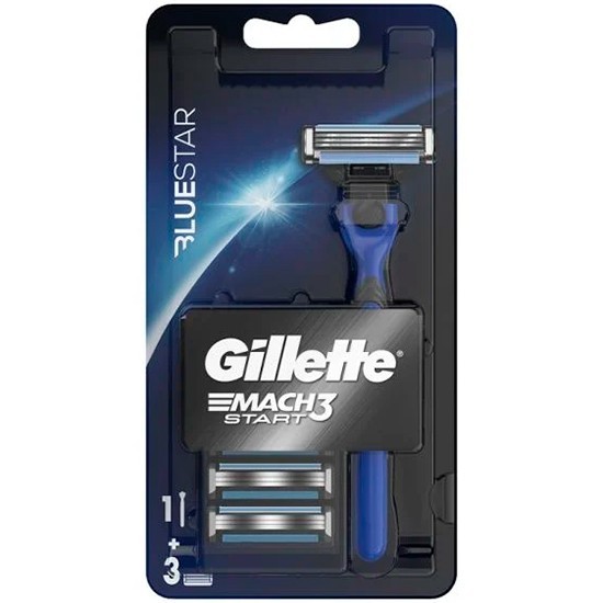 Gillette бритвенный станок Mach3 BlueStart без подставки