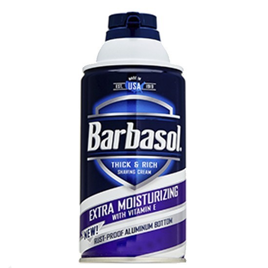 barbasol крем-пена для бритья extra moisturizing