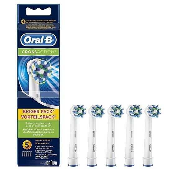 Oral-B насадки для электрической зубной щетки CrossAction 5 штук