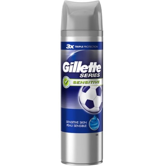 Gillette пена для бритья Series Sensitive для чувствительной кожи, 250 мл
