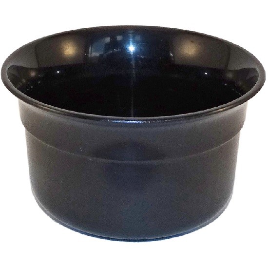 Omega чаша для бритья пластиковая 85 мм черная PCON 227 NE