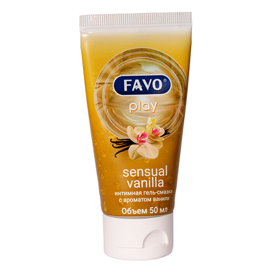 Интимная гель-смазка Favo Play Sensual Vanilla с ароматом ванили 50 мл