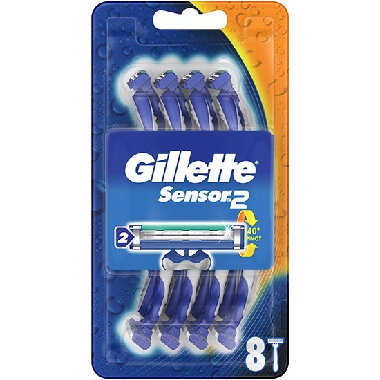 Станок одноразовый Gillette с 2 лезвиями Sensor2