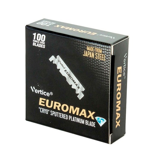 односторонние лезвия euromax половинки для шаветт 100 шт