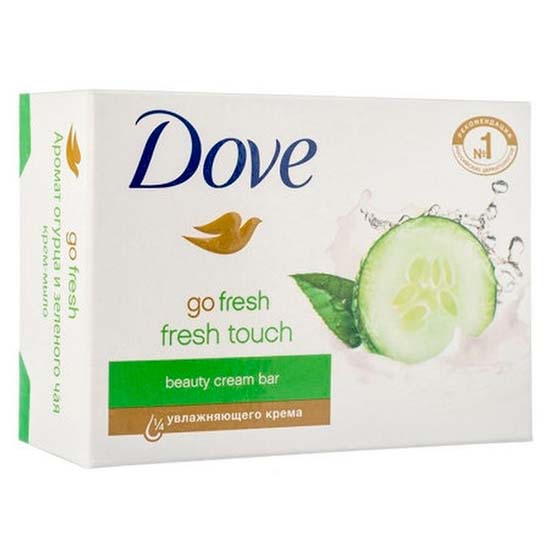 Dove бессульфатное крем мыло Прикосновение свежести с экстрактом огурца