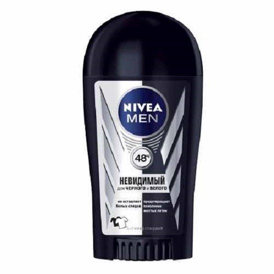 Nivea Men дезодорант стик Невидимый для черного и белого 40 мл (82247)